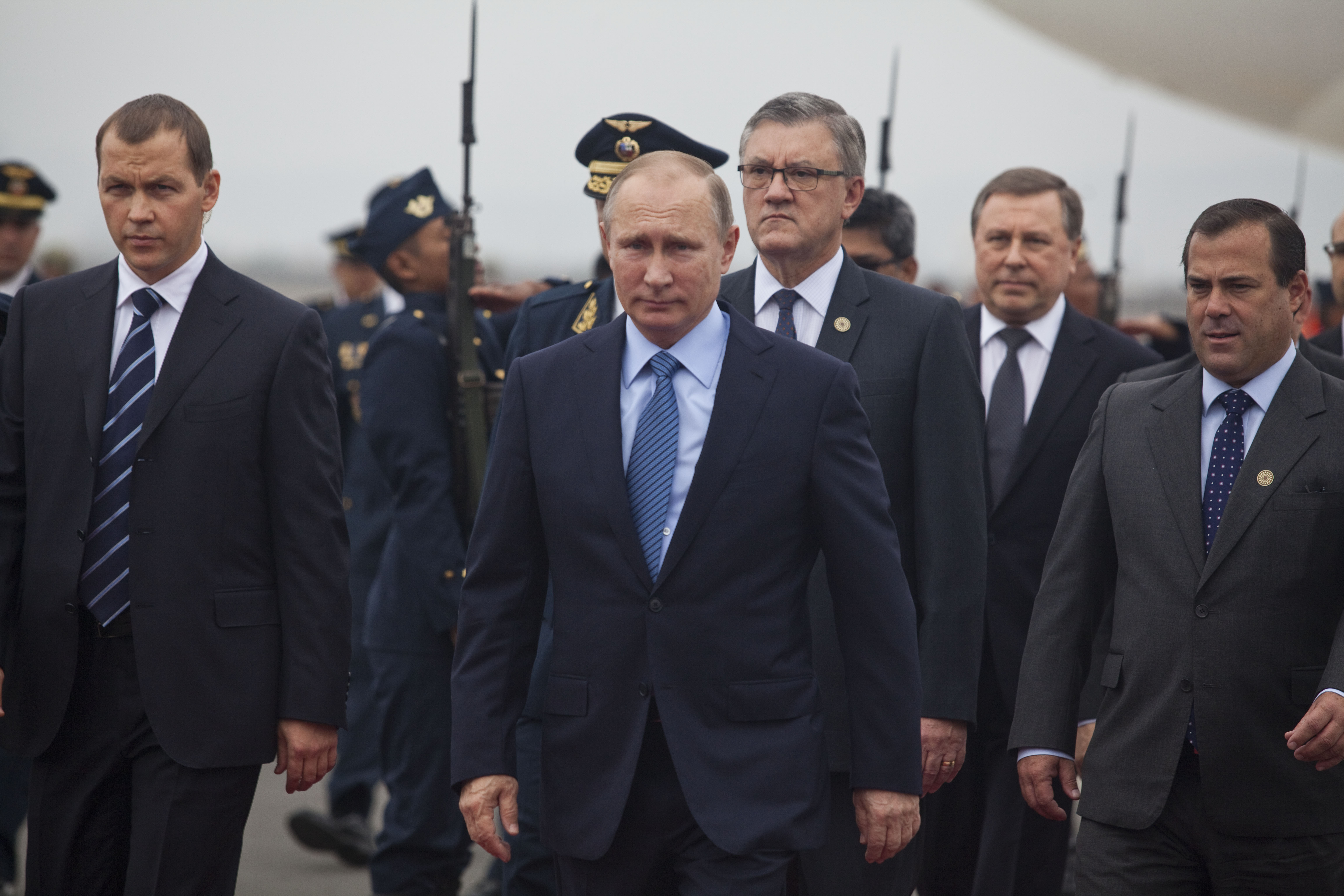 Russia Leader´s Arrival