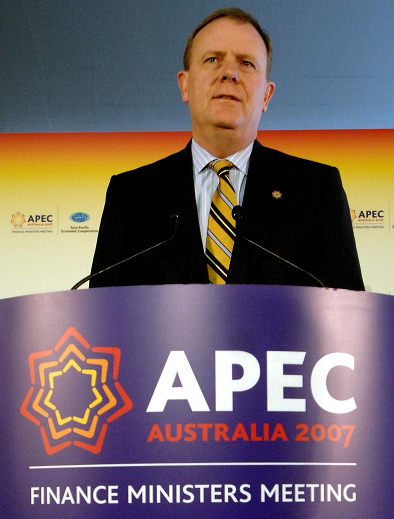 Australian Treasurer and Chair of the 14th APEC Finance Ministers' Meeting, Hon. Peter Costello, at the News Conference on August 1