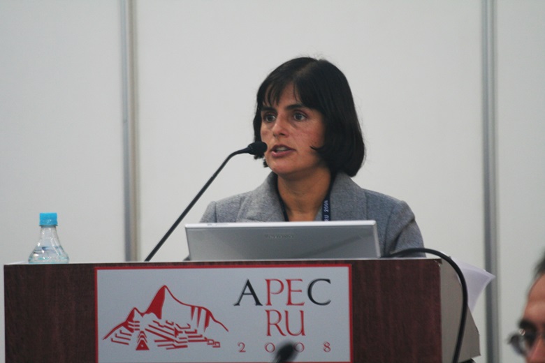 Begona Venero, Head of Genetic Resources, WIPO at the AP EC Intellectual Property Experts Group (IPEG) meeting, 13 August 2008