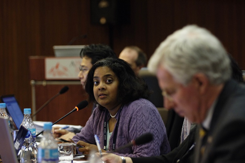 Elizabeth Chelliah (CTI Chair) and Bob Buckle (EC Chair)