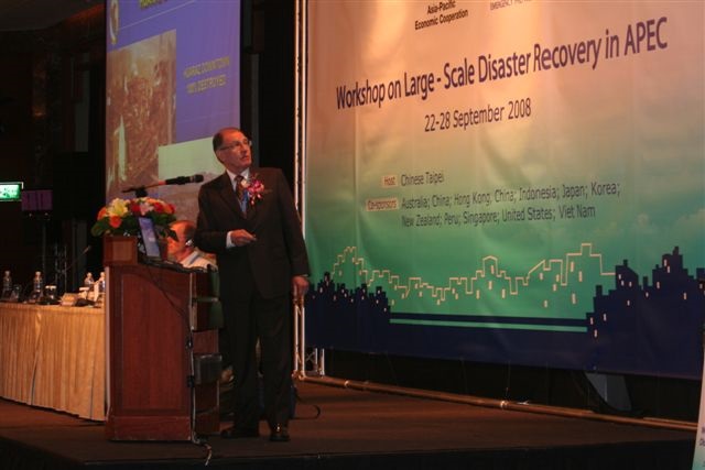 Major General, Luis Palomino, National Institute of Civil Defense, Peru 