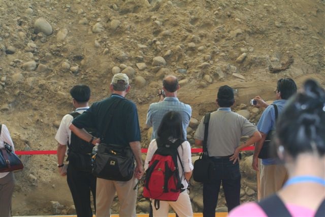 Participants in the Workshop on large scale Disaster Recovery in APEC visit to 921 Earthquake Museum of Chinese Taipei (in Taichung), 24 Sep 2008