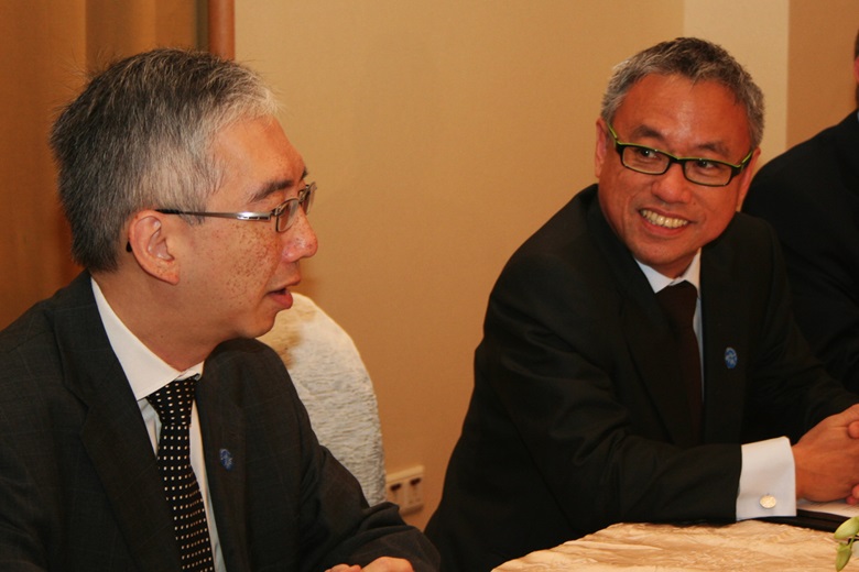APEC Senior Official, Hong Kong, China, Joseph Lai and APEC Secretariat Executive Director, Michael Tay 