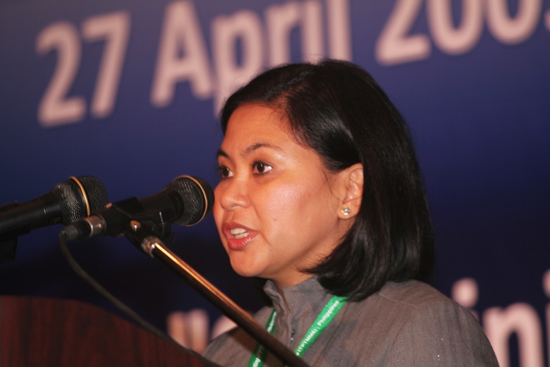 Chair, Hon. Maria Elena H. Bautista, Administrator, Maritime Industry Authority, Republic of the Philippines 