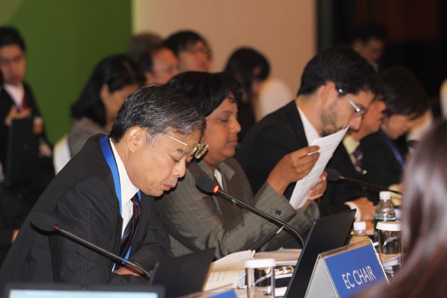 Economic Committee Chair, Dr. Takashi Omori; Committee on Trade and Investment Chair, Elizabeth Chelliah 