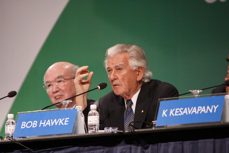 Bob Hawke AC, former Prime Minister of Australia and host of the inaugural APEC meeting