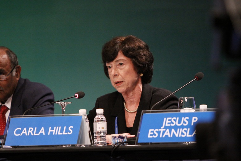 Carla Hills, former United States Trade Representative