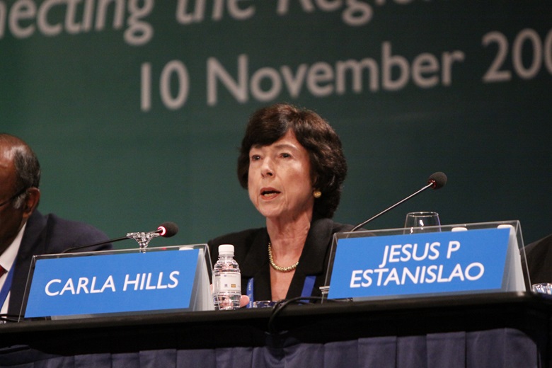 Carla Hills, former United States Trade Representative