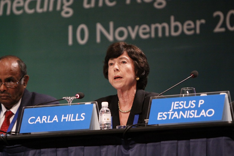 Carla Hills, former United States Trade Representative
