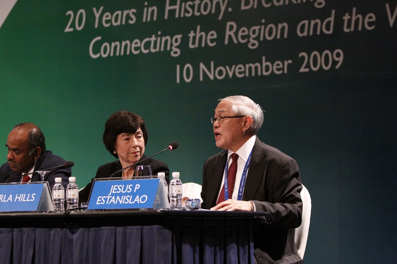 Jesus P. Estanislao, Chairman of the Institute of Corporate Directors and Chairman of the Institute for Solidarity in Asia