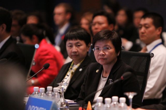 Maria Kwan, Senior Official, Hong Kong, China; Rita Lau, Secretary for Commerce and Economic Development, Hong Kong, China