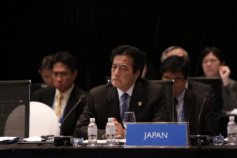 Okada Katsuya, Minister of Foreign Affairs, Japan