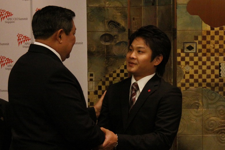 President Susilo Bambang Yudhoyono of Indonesia; Indra Surya Susantio, First Runner-Up