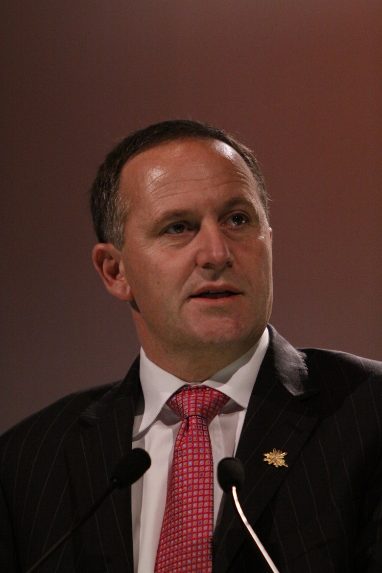 Prime Minister John Key of New Zealand