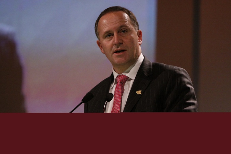 Prime Minister John Key of New Zealand