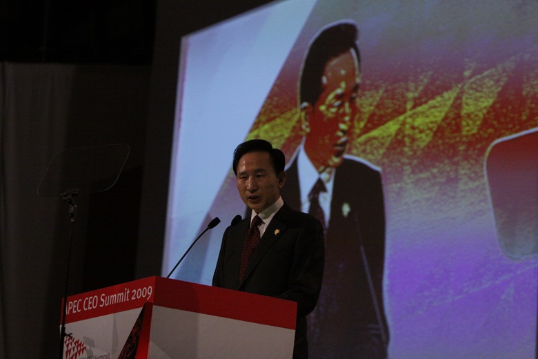 President Lee Myung-bak of Korea