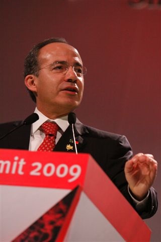 President Felipe Calderon Hinojasa of Mexico