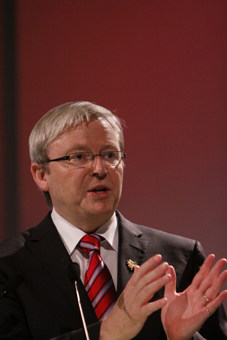 Prime Minister Kevin Rudd of Australia