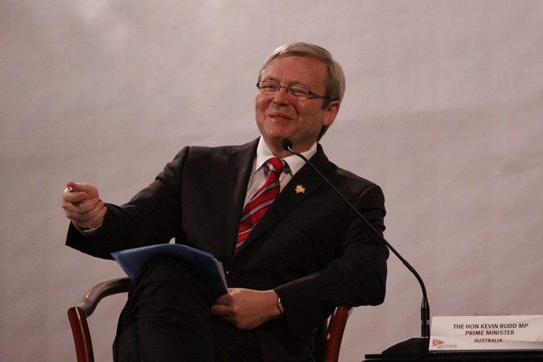 Prime Minister Kevin Rudd of Australia