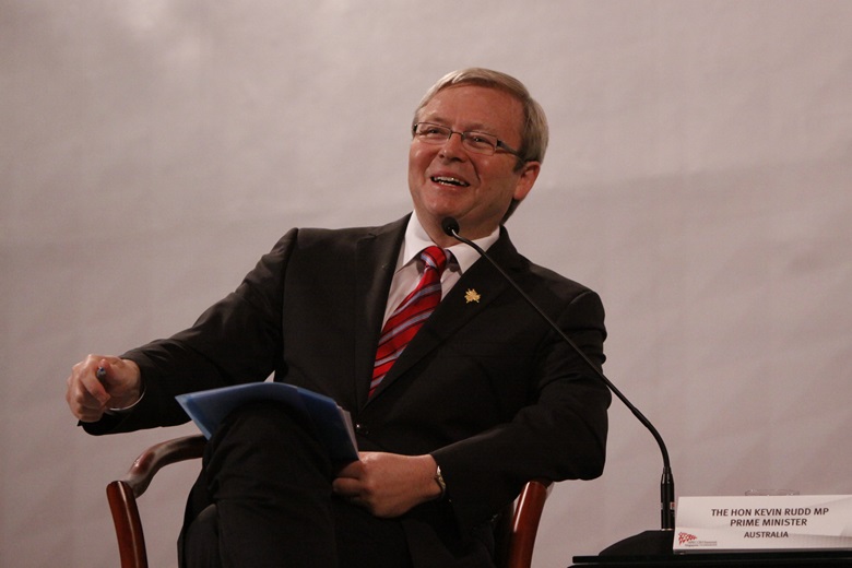 Prime Minister Kevin Rudd of Australia