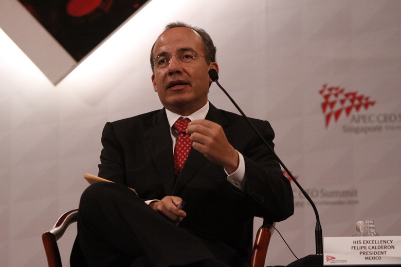 President Felipe Calderon Hinojasa of Mexico