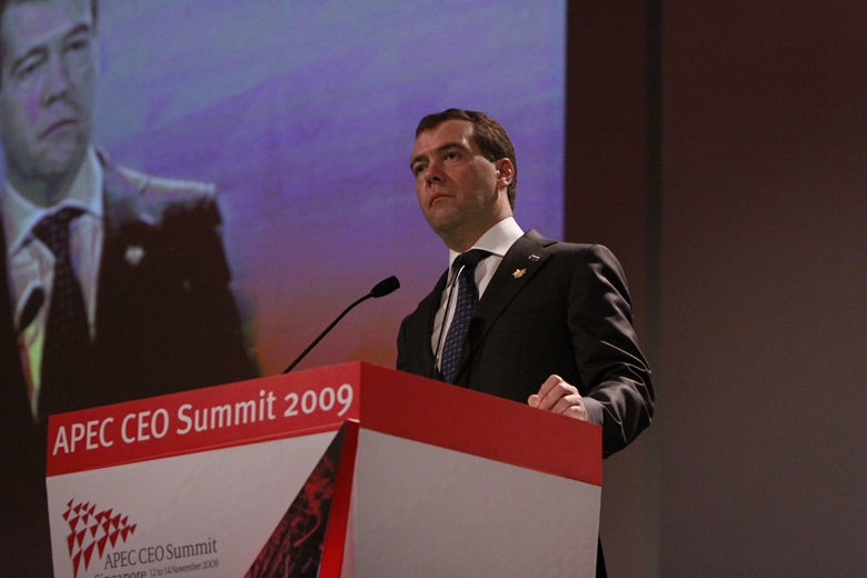 President Dmitry Medvedev of Russia