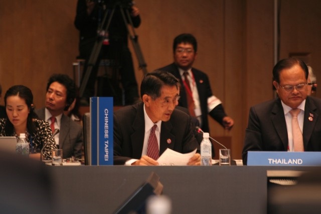 Wu-Hsiung Chen, Minister, Council of Agriculture, Chinese Taipei