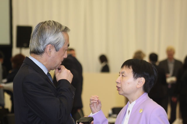 Japan Senior Official Kenji Hiramatsu and Hong Kong, China Senior Official Maria Kwan