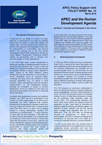 1715-Policy Brief on APEC and the Human Development Agenda_Cover