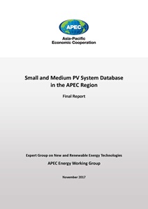 Cover_217_EWG_Small and Medium PV System Database in the APEC Region