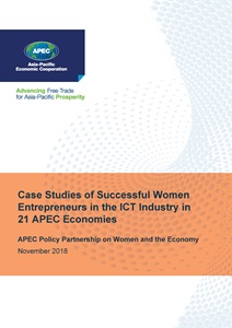 Cover_218_PPWE_Case Studies of Successful Women Enterpreneurs in the ICT Industry in 21 APEC Economies