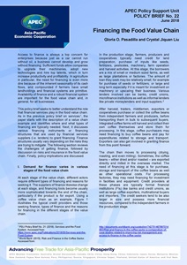 Cover_218_PSU_Policy brief_Financing food value chain