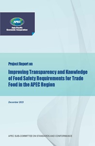 COVER_223_SCSC_Improving Transparency and Knowledge of Safety Requirements for Trade Food in APEC Region