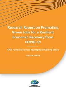 COVER_224_HRD_Research Report on Promoting Green Jobs for a Resilient Economic Recovery from COVID-19