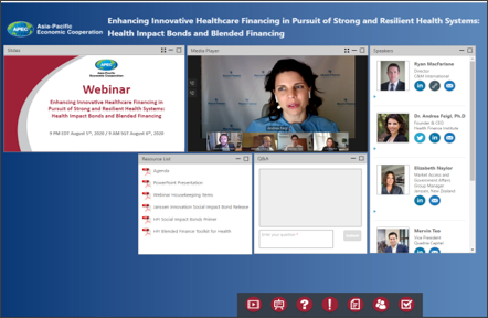 Enhancing Innovative Healthcare Financing in Pursuit of Strong and Resilient Health Systems : Health Impact Bonds and Blended Financing (August 6, 2020)