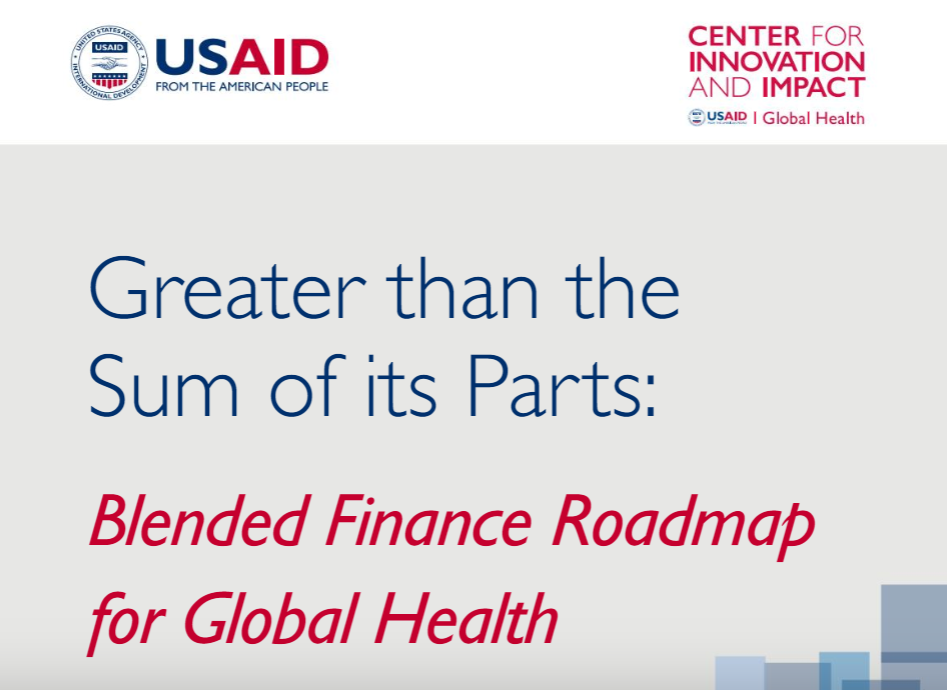 Blended Finance Roadmap for Global Health