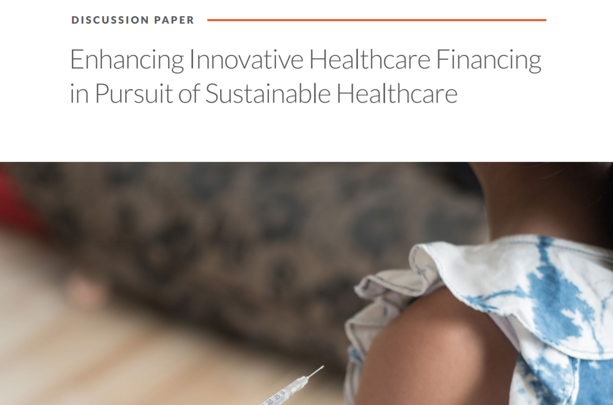 Enhancing Innovative Healthcare Financing in Pursuit of Sustainable Healthcare