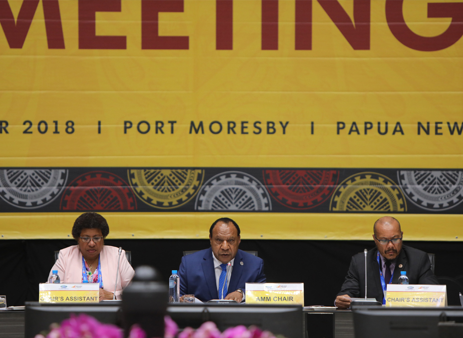 The 30th APEC Ministerial Meeting Opening Remarks by Minister Rimbink Pato