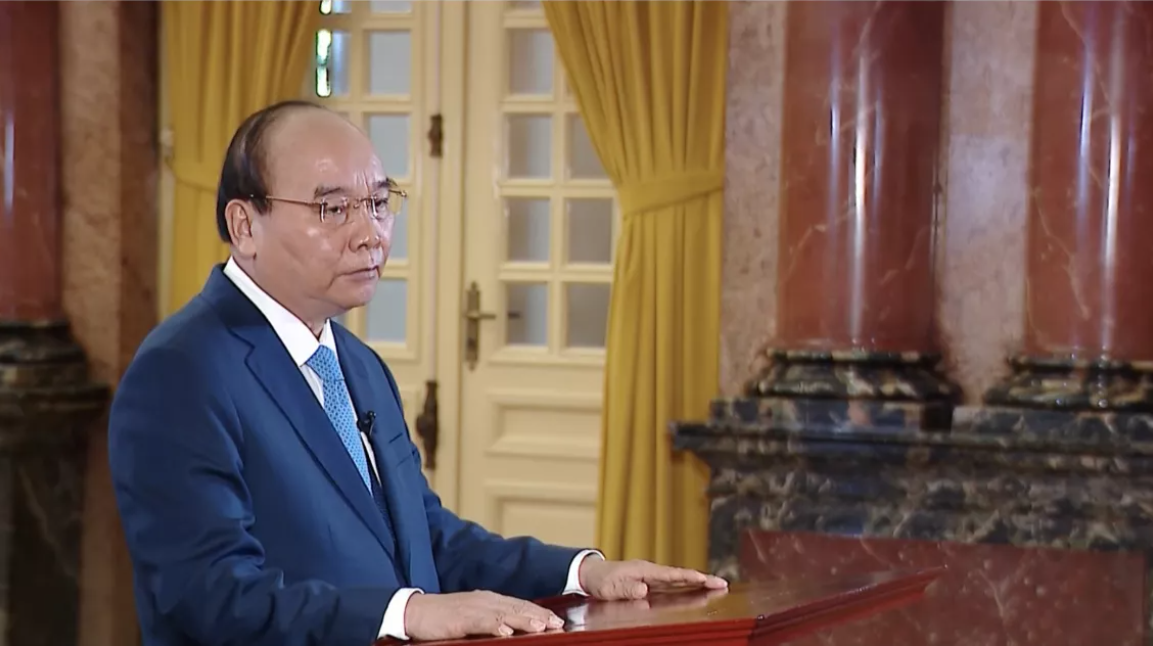 Nguyễn Xuân Phúc, President of Viet Nam at the APEC CEO Summit 2021